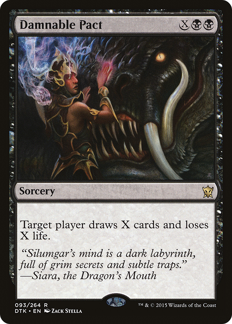 Damnable Pact (DTK-093) - Dragons of Tarkir Foil