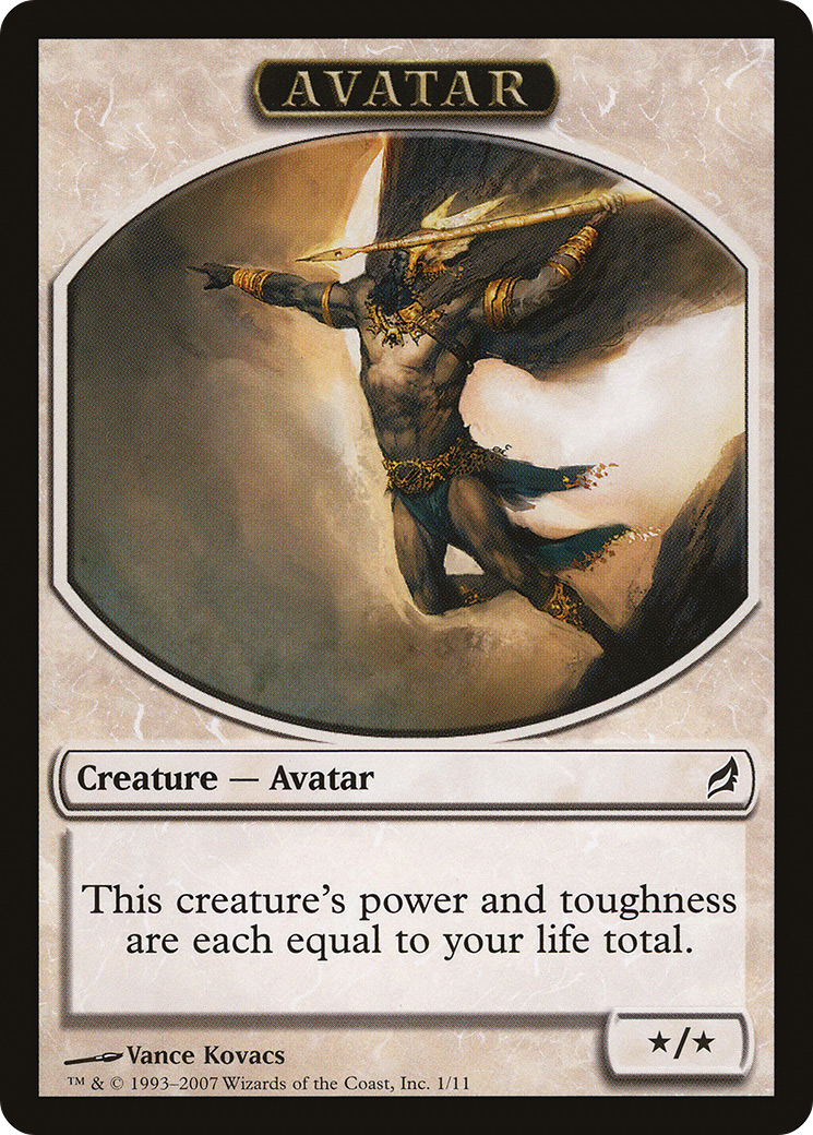 Avatar Token (LRW-001) - Lorwyn Tokens