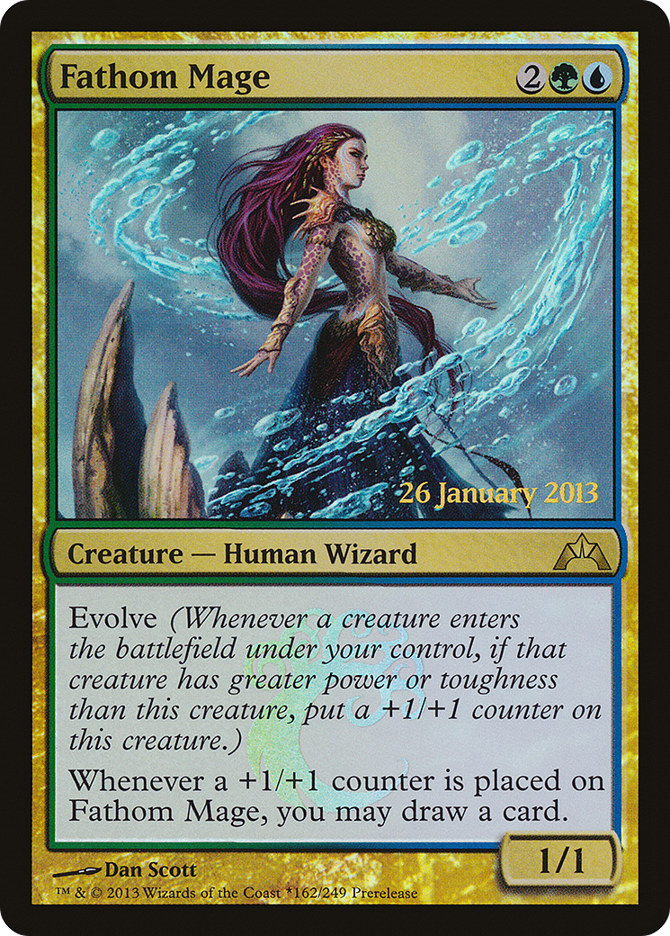 Fathom Mage (PRE-162★) - Gatecrash Promos Foil