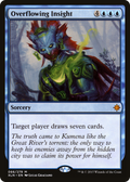 Overflowing Insight (XLN-066) - Ixalan Foil