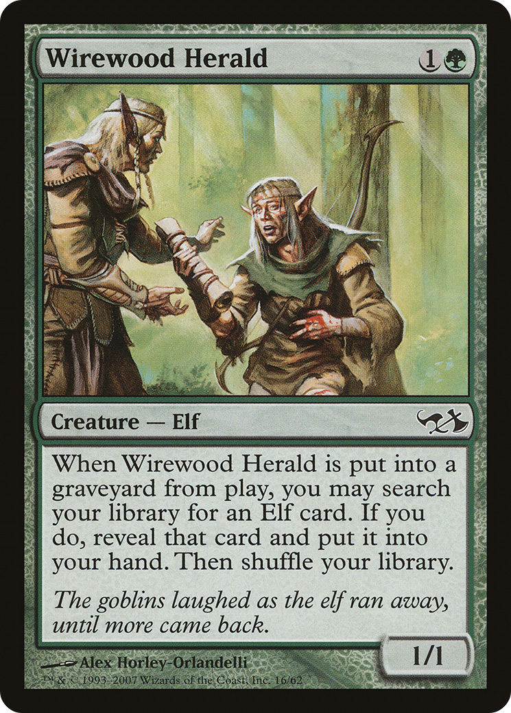 Wirewood Herald (EVG-016) - Duel Decks: Elves vs. Goblins