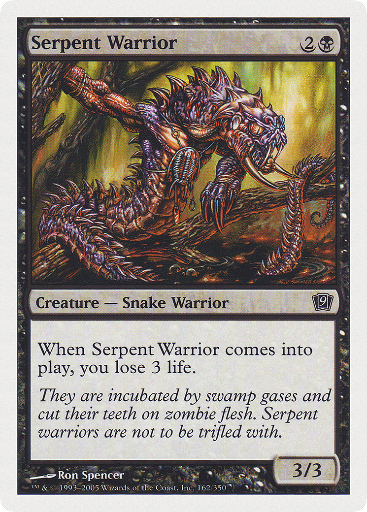 Serpent Warrior (9ED-) - 9th Edition Foil