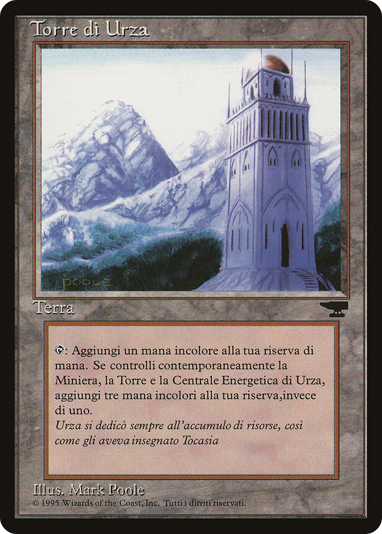 Urza's Tower (Plains) (Italian) - "Torre di Urza" (REN-) - Rinascimento