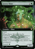 Green Slime (Extended Art) (CLB-636) - Commander Legends: Battle for Baldur's Gate: (Extended Art)