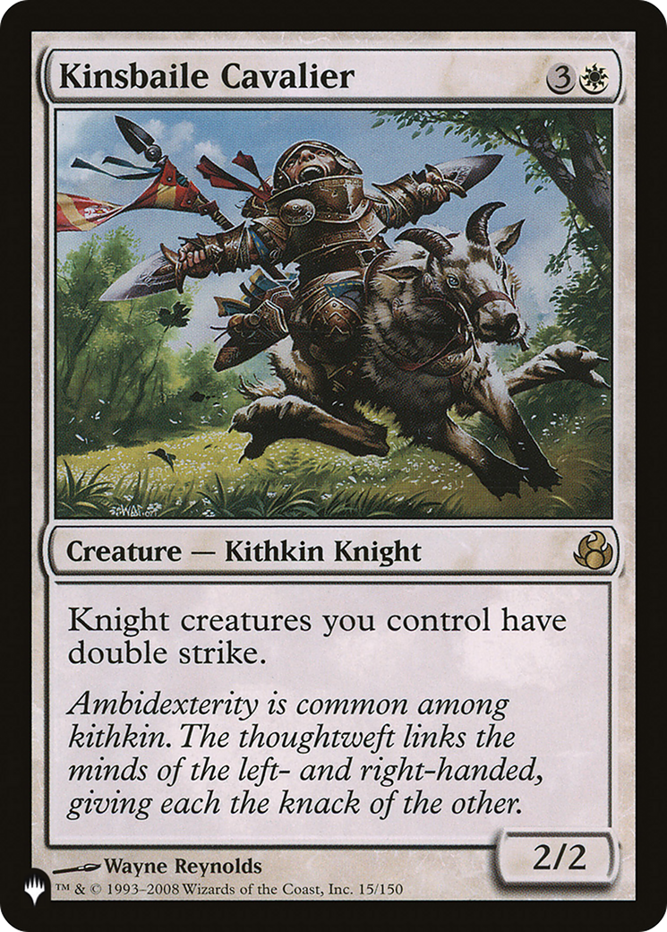 Kinsbaile Cavalier (LIST-MOR-15) - The List