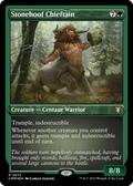 Stonehoof Chieftain (Foil Etched) (CMM-573) - Commander Masters Foil