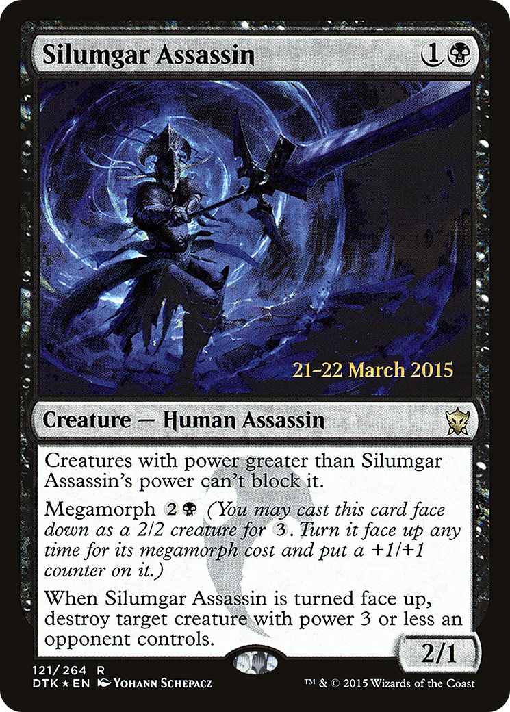Silumgar Assassin (PRE-121S) - Dragons of Tarkir Promos Foil