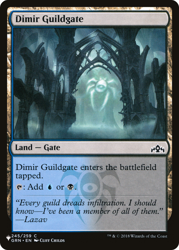Dimir Guildgate (LIST-GRN-245) - The List Reprints