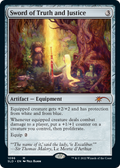 Sword of Truth and Justice (SLD-1096) - Secret Lair Drop Foil