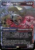 Lutri, the Spellchaser (Serial Numbered) (MUL-182) - Multiverse Legends: (Showcase) (Borderless) Foil