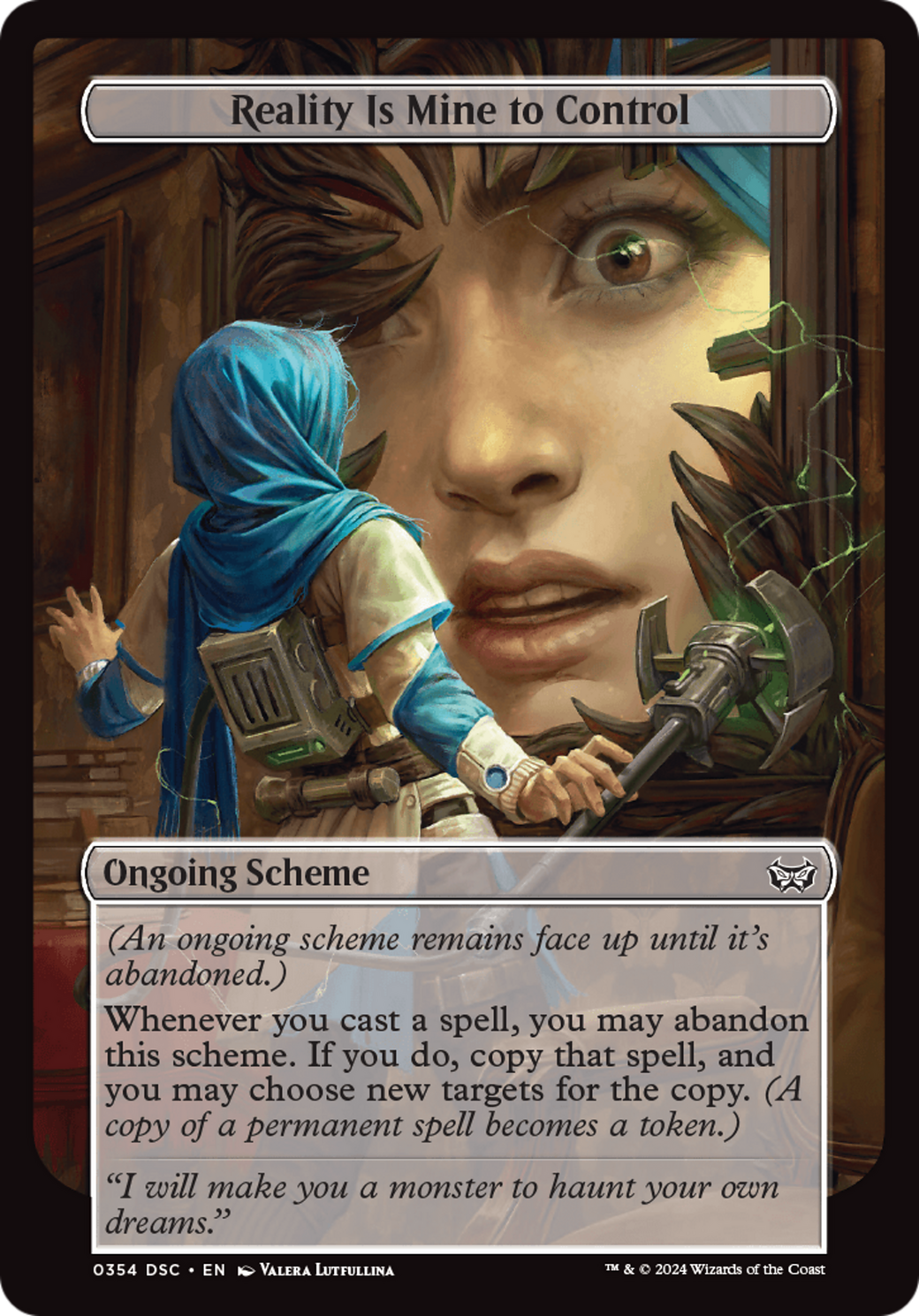 Reality Is Mine to Control (Full Art) (A:DSC-354) - Duskmourn: House of Horror Commander