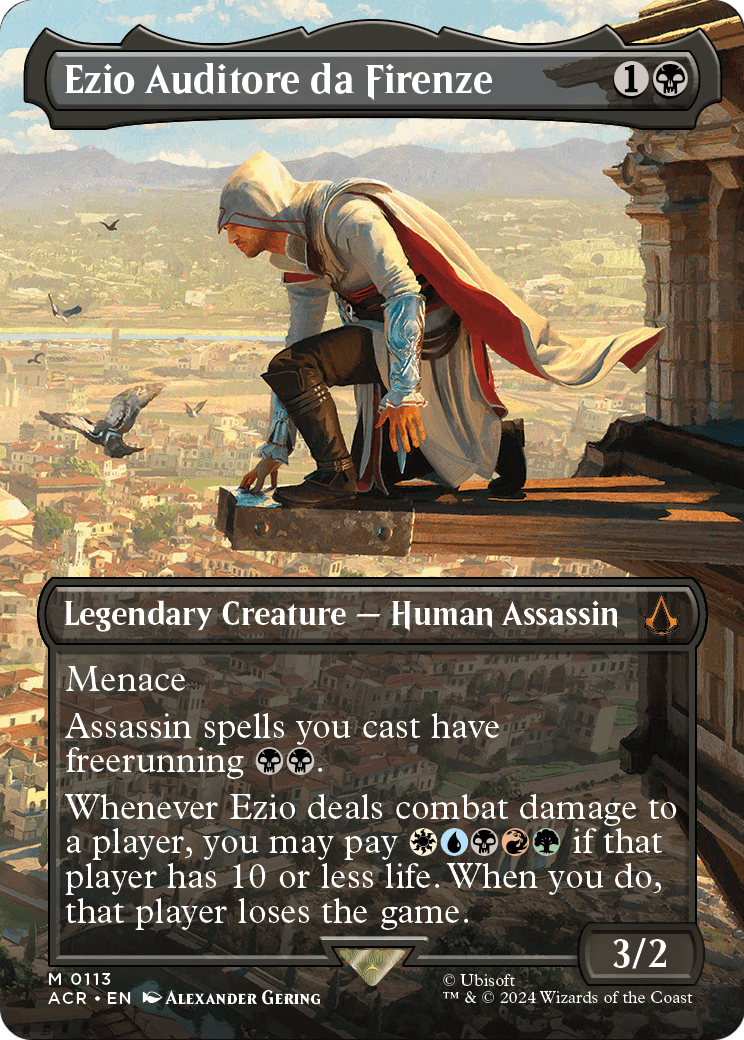Ezio Auditore da Firenze (Borderless) (ACR-113) - Assassin's Creed Foil