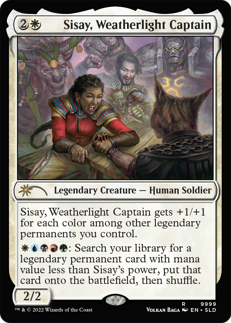 Sisay, Weatherlight Captain (SLD-9999) - Secret Lair Drop Foil