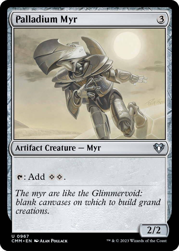 Palladium Myr (CMM-967) - Commander Masters