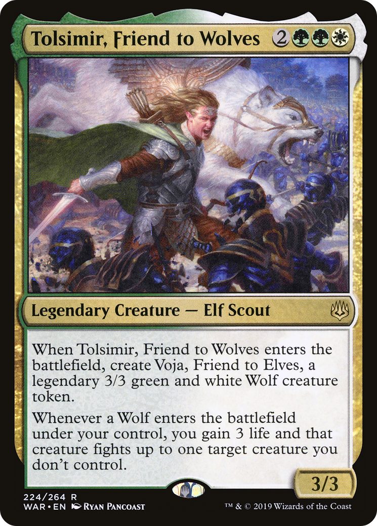 Tolsimir, Friend to Wolves (WAR-224) - War of the Spark