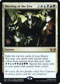 Meeting of the Five (PRE-202) - Streets of New Capenna Promos Foil