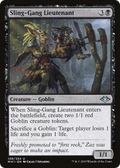 Sling-Gang Lieutenant (MH1-108) - Modern Horizons Foil