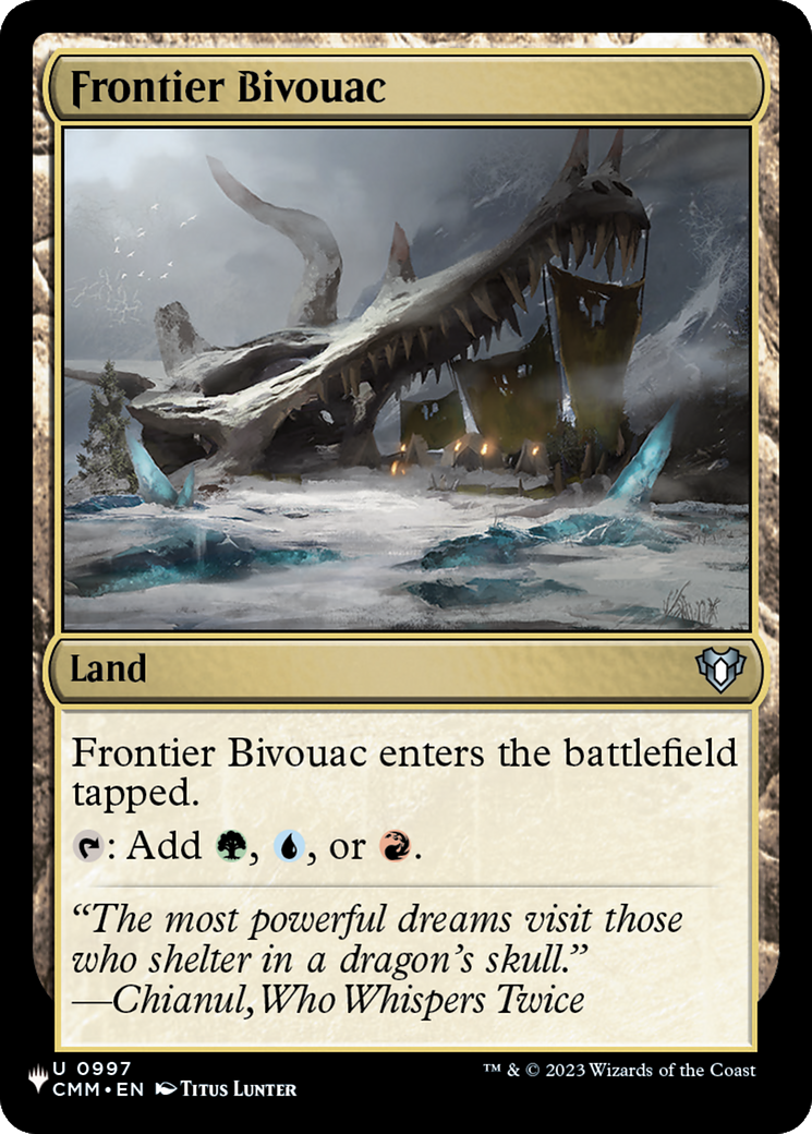 Frontier Bivouac (LIST-CMM-997) - The List