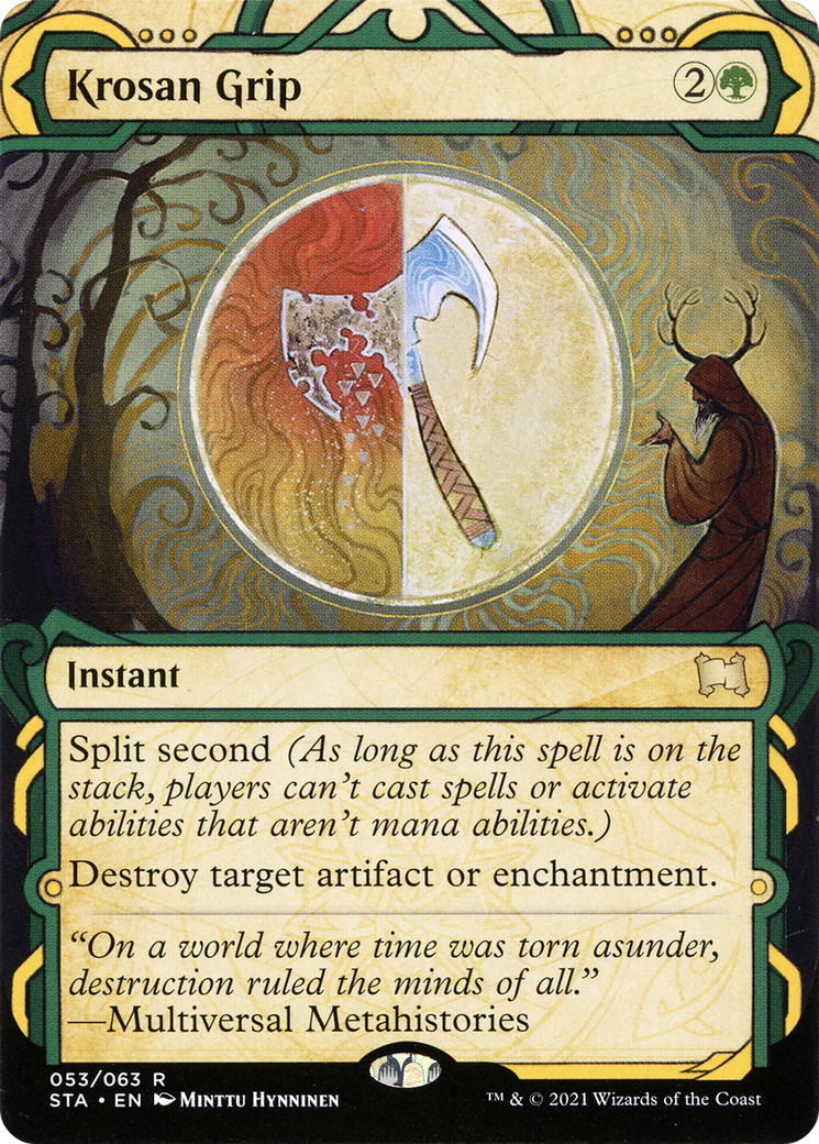 Krosan Grip (STA-053) - Strixhaven Mystical Archive: (Showcase) (Borderless)