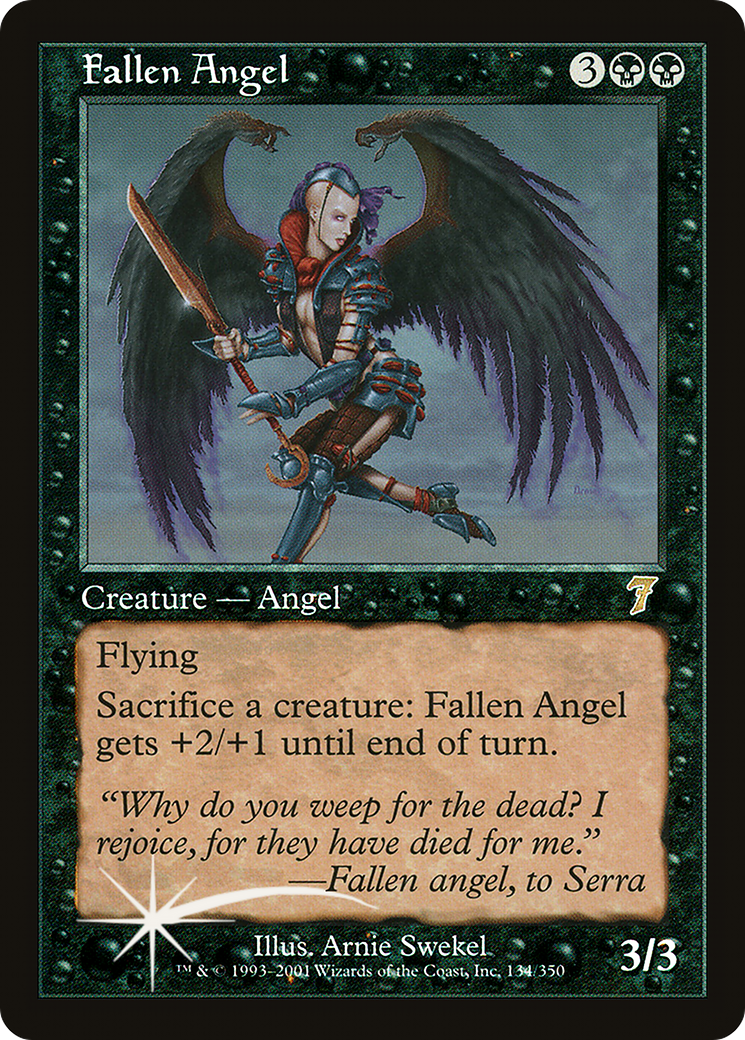 Fallen Angel (7ED-134★) - 7th Edition Foil