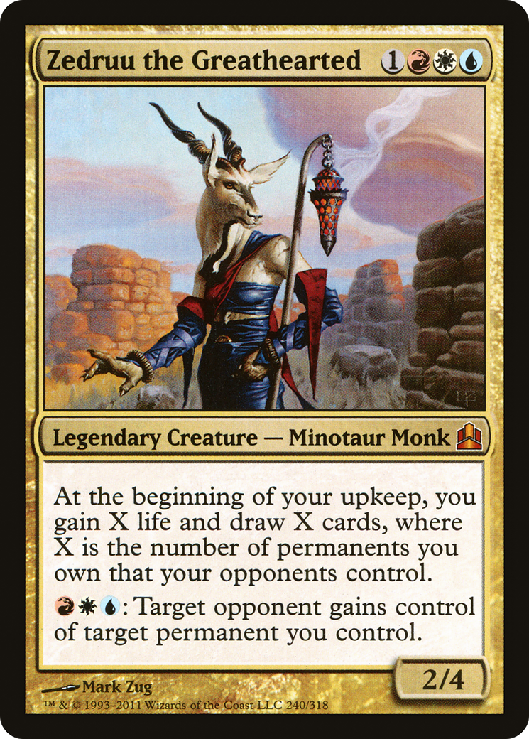 Zedruu the Greathearted (CMD-240) - Commander 2011