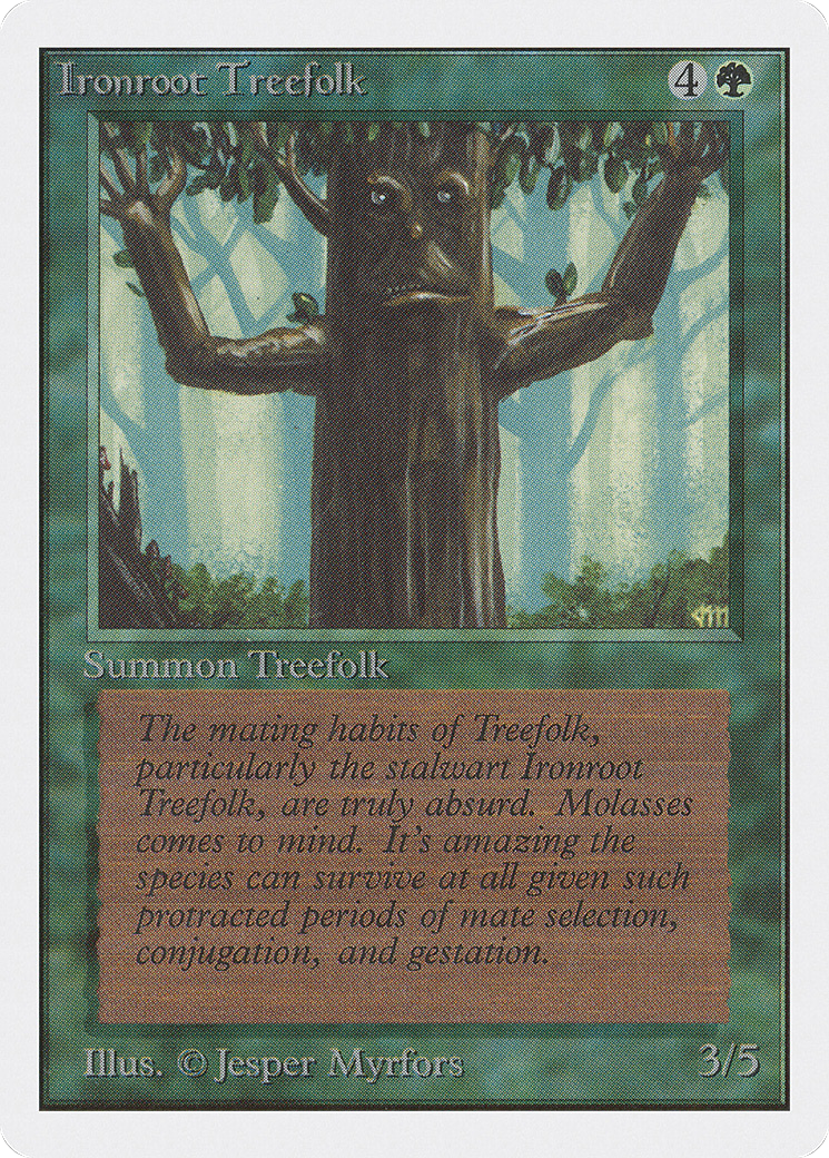 Ironroot Treefolk (2ED-) - Unlimited Edition