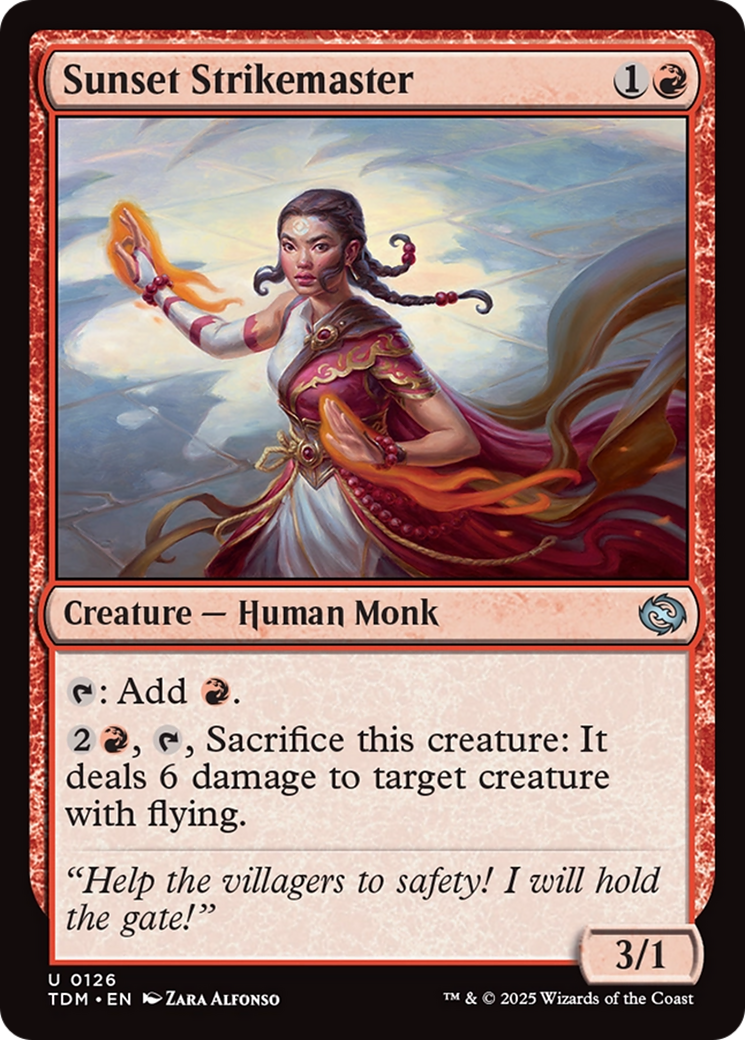 Sunset Strikemaster (TDM-126) - Tarkir: Dragonstorm