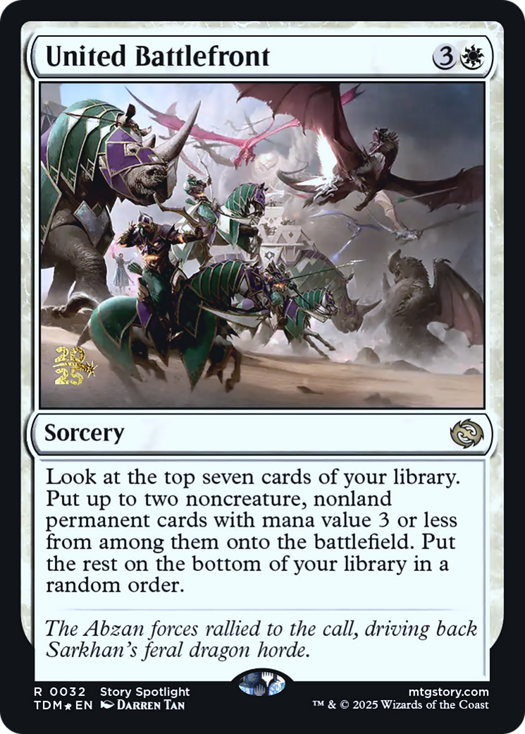 United Battlefront (PRE-032) - Prerelease Cards Foil