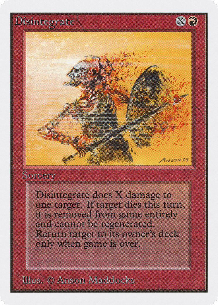 Disintegrate (2ED-) - Unlimited Edition