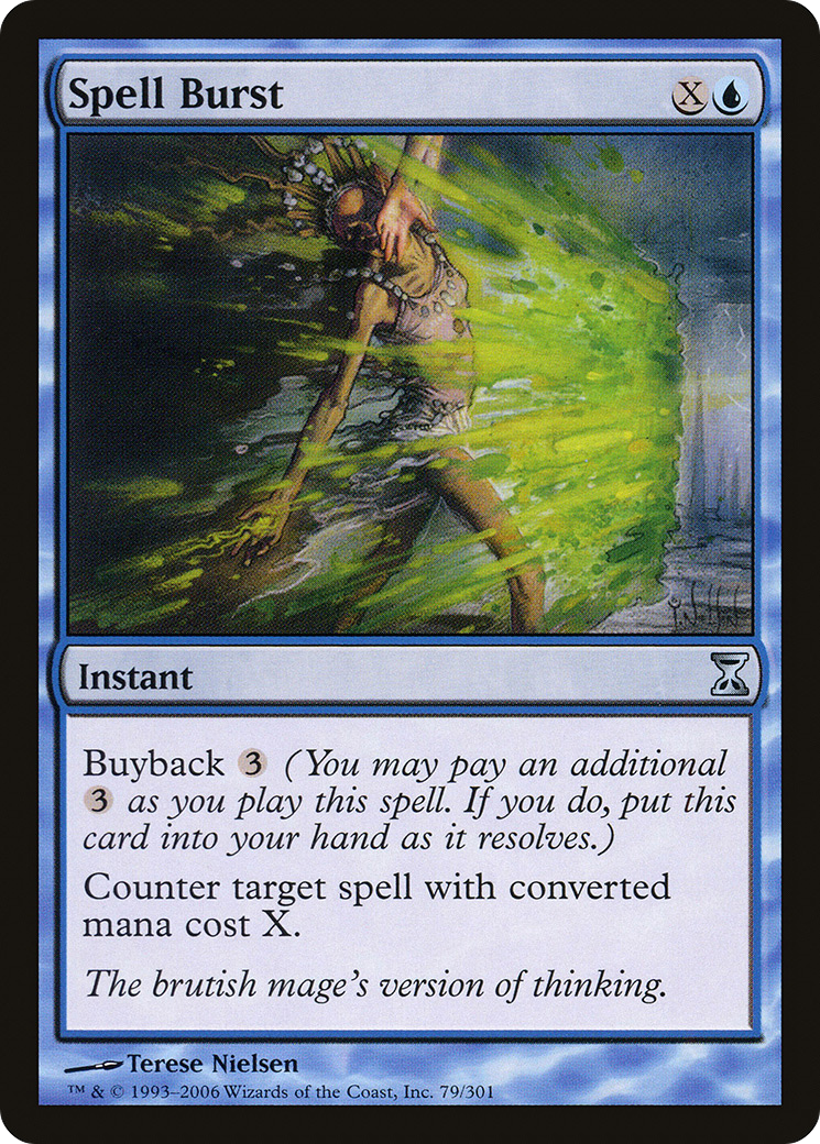 Spell Burst (TSP-079) - Time Spiral Foil