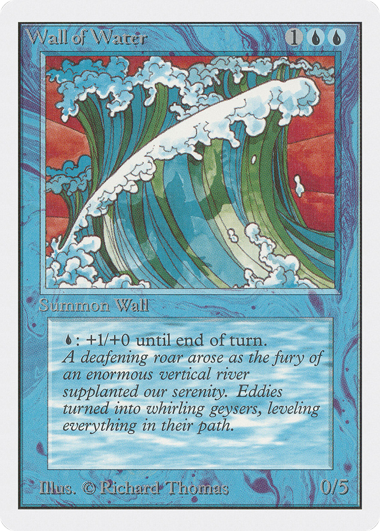 Wall of Water (2ED-) - Unlimited Edition