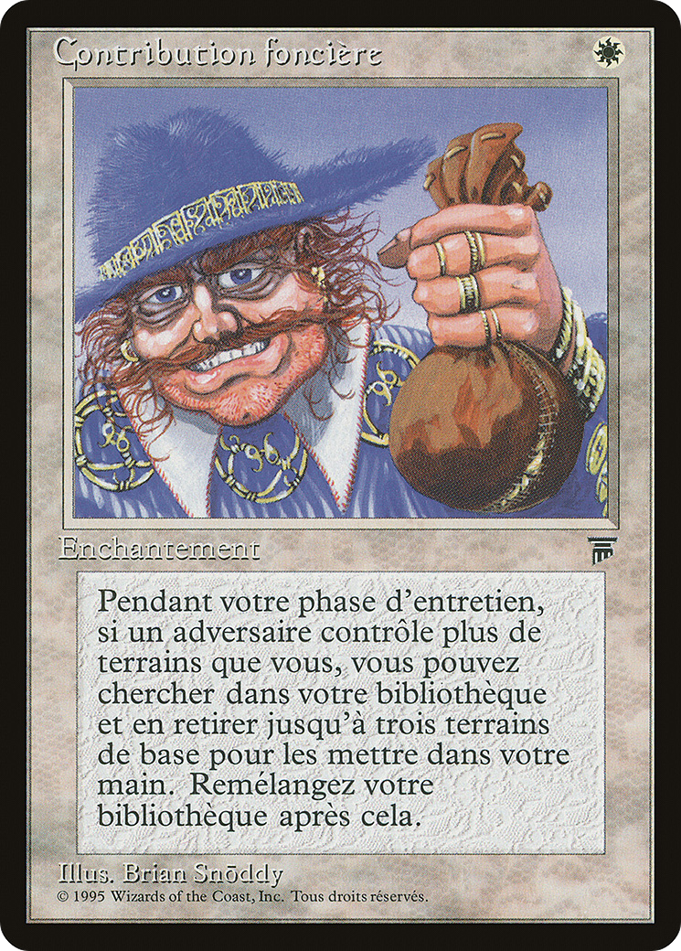 Land Tax (French) - "Contribution fonciere" (REN-) - Renaissance