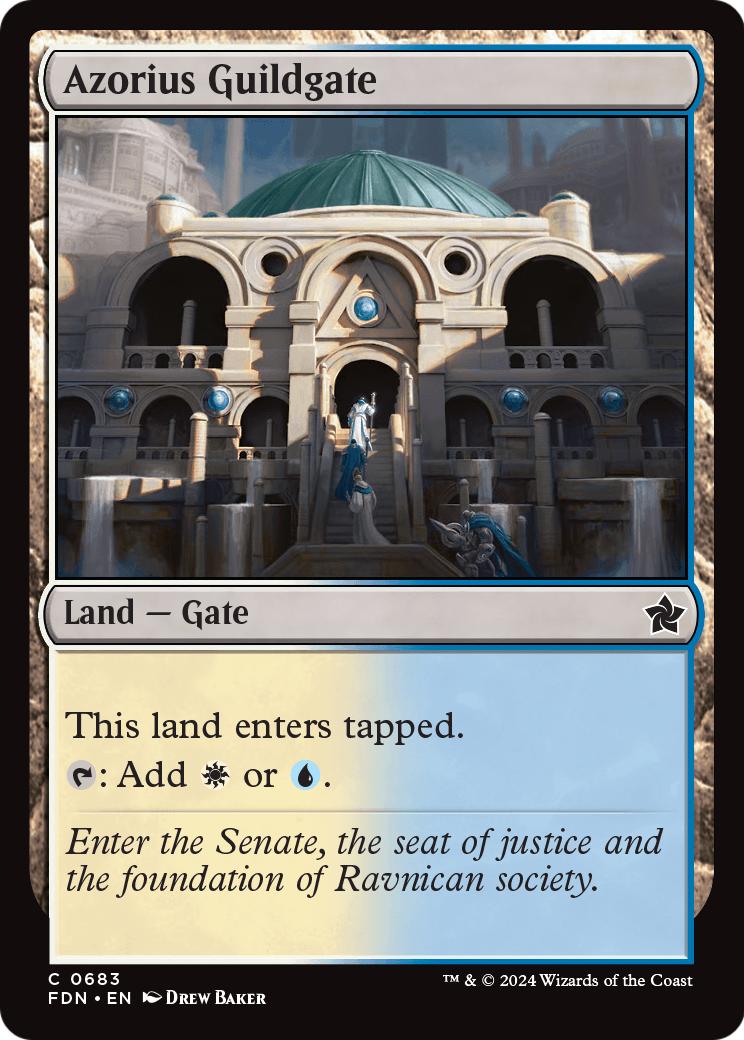 Azorius Guildgate (FDN-683) - Foundations