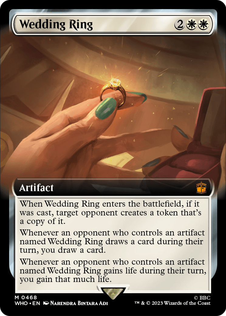 Wedding Ring (Extended Art) (WHO-468) - Doctor Who: (Extended Art)