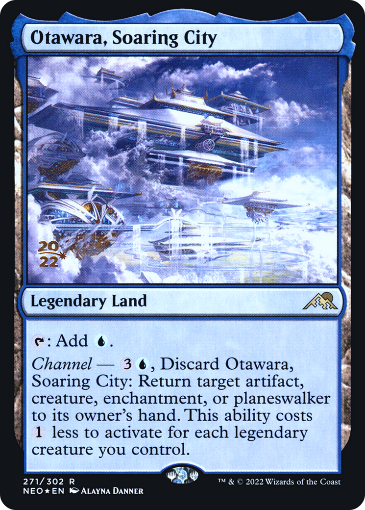 Otawara, Soaring City (PRE-271) - Kamigawa: Neon Dynasty Promos Foil