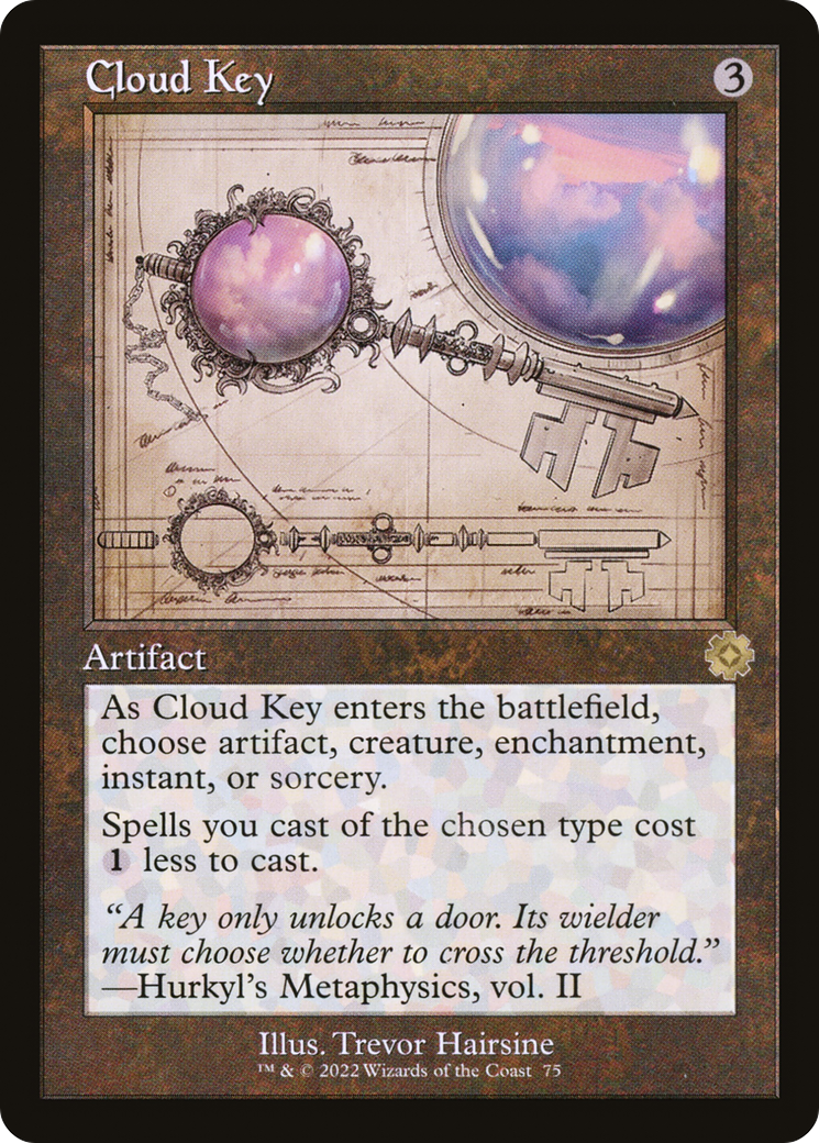 Cloud Key (Schematic) (BRR-075) - The Brothers' War Retro Artifacts