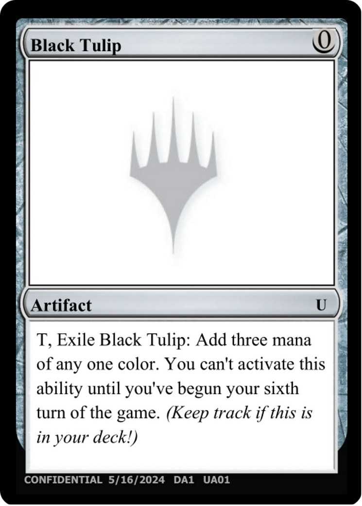 Black Tulip (UNK-UA01A) - Unknown Event
