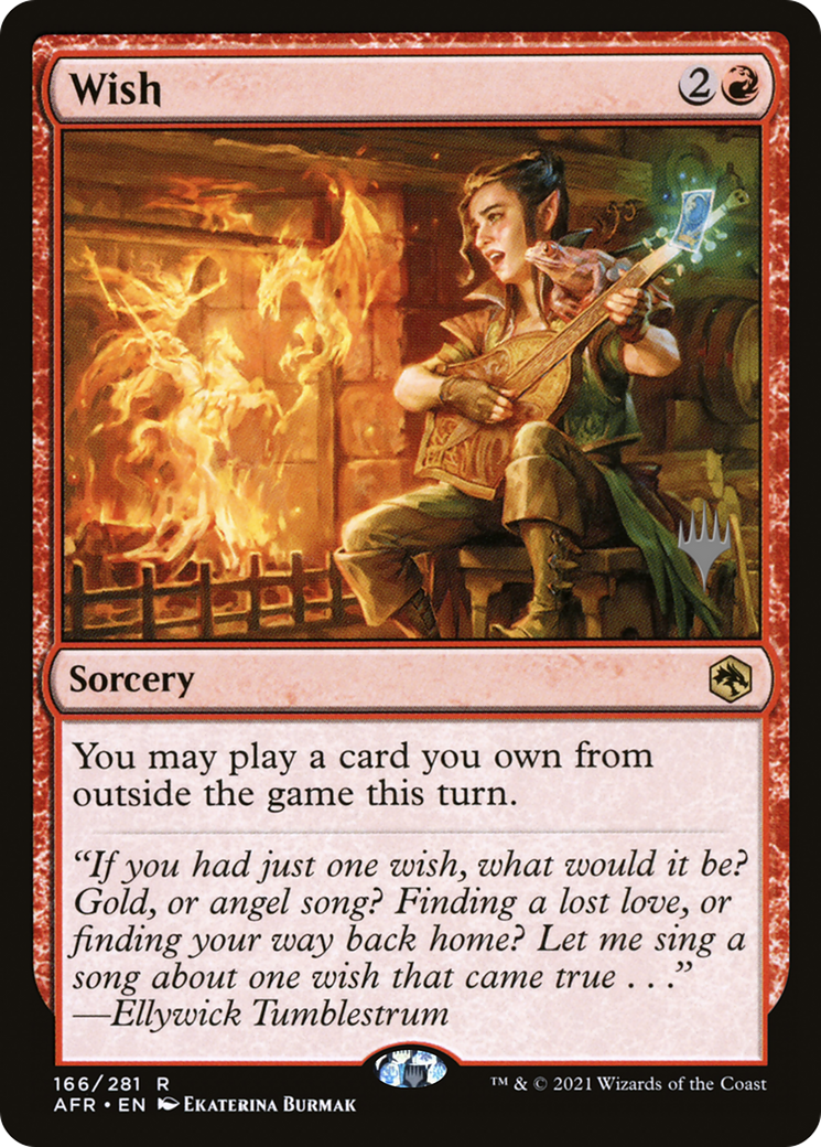 Wish (PPAFR-166) - Adventures in the Forgotten Realms Promos Foil