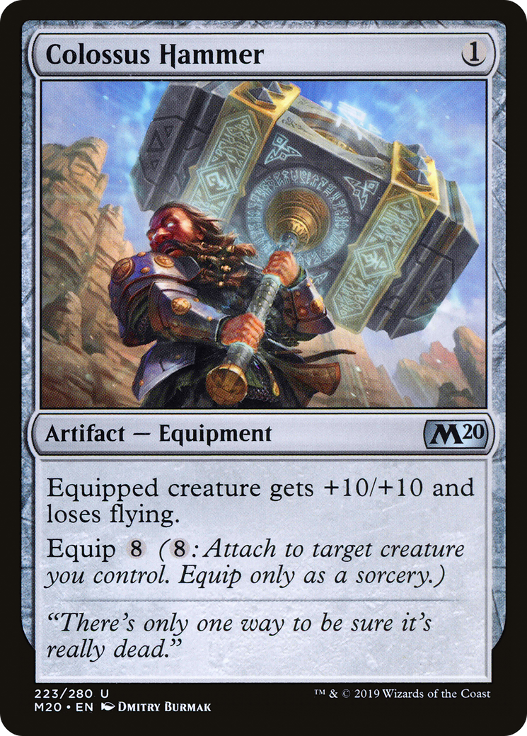 Colossus Hammer (M20-223) - Core Set 2020