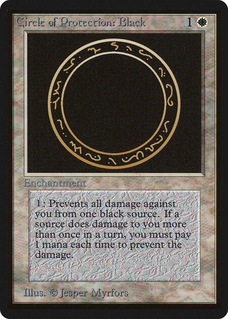 Circle of Protection: Black (LEB-) - Limited Edition Beta