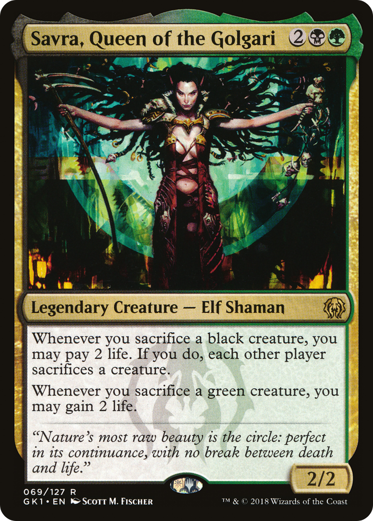 Savra, Queen of the Golgari (GR1-069) - GRN Guild Kit