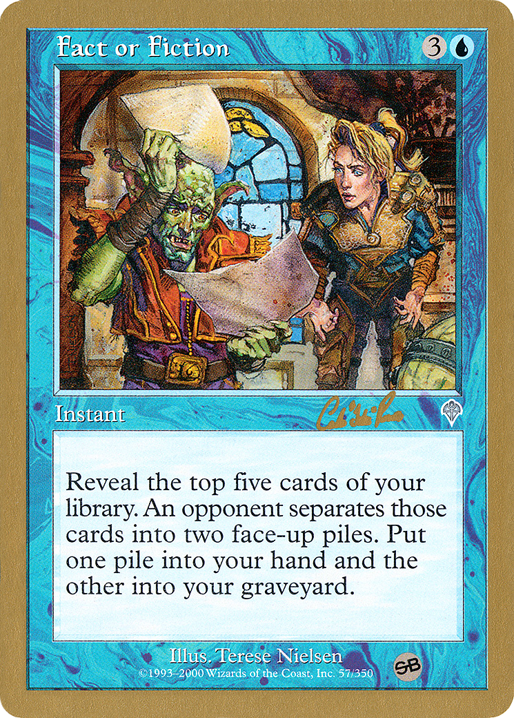 Fact or Fiction - 2002 Carlos Romao (INV) (SB) (WCD-) - World Championship Decks 2002
