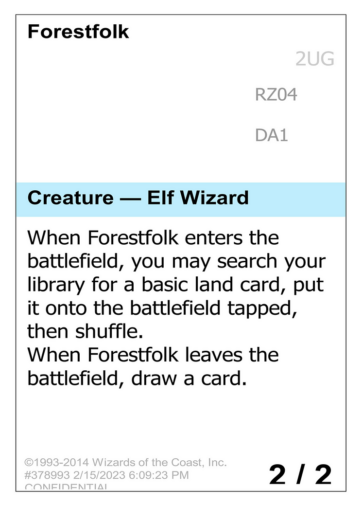 Forestfolk (UNK-) - Unknown Event