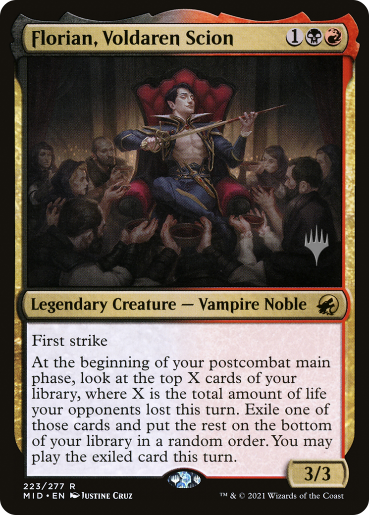Florian, Voldaren Scion (PPMID-223) - Innistrad: Midnight Hunt Promos Foil
