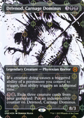 Drivnod, Carnage Dominus (Showcase) (Step-and-Compleat Foil) (ONE-437) - Phyrexia: All Will Be One: (Showcase) (Borderless) Foil