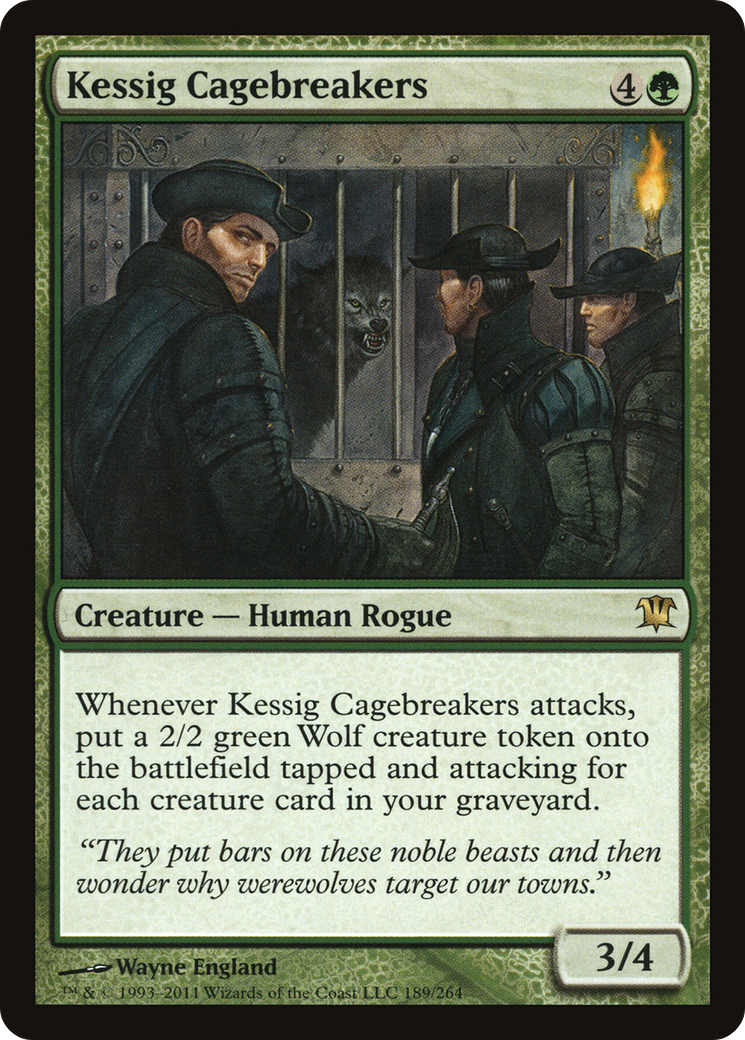Kessig Cagebreakers (ISD-189) - Innistrad Foil
