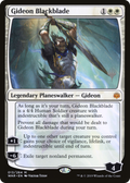 Gideon Blackblade (PPELD-013) - War of the Spark Promos Foil