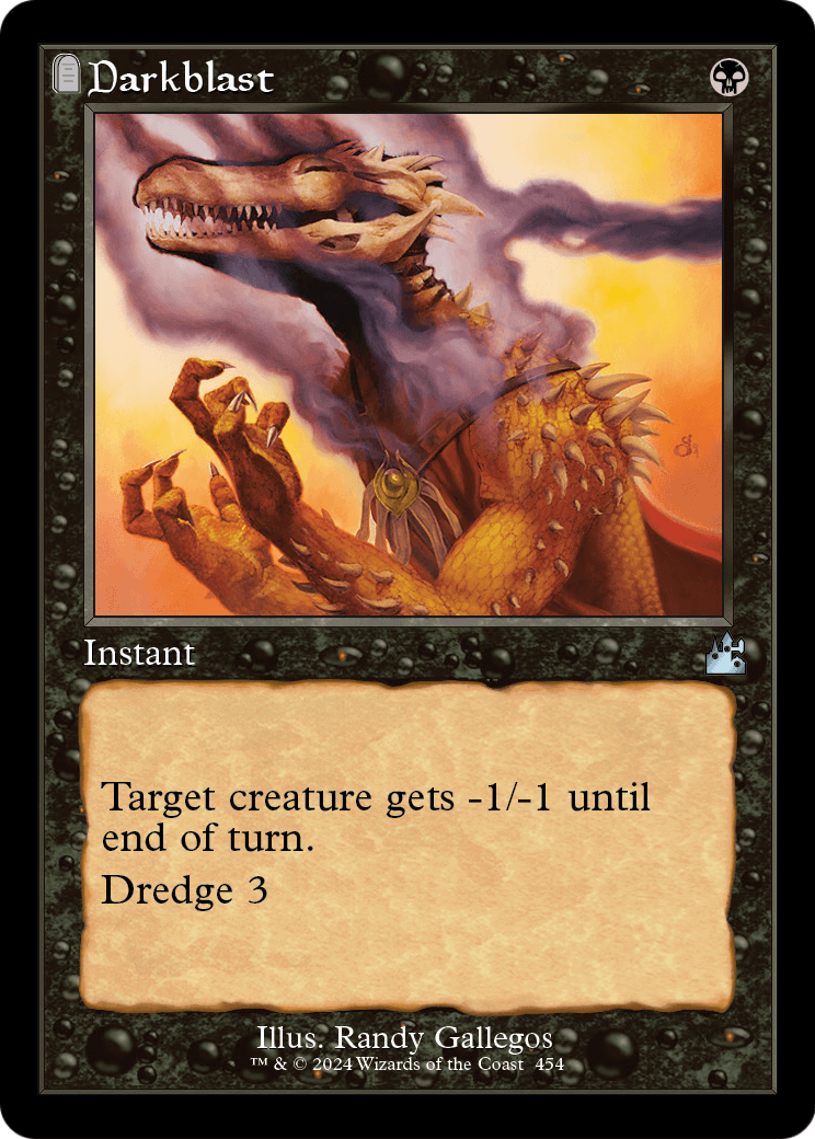 Darkblast (Retro Frame) (RVR-454) - Ravnica Remastered: (tombstone)