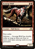 Scourge Wolf (PRE-179) - Shadows over Innistrad Promos Foil