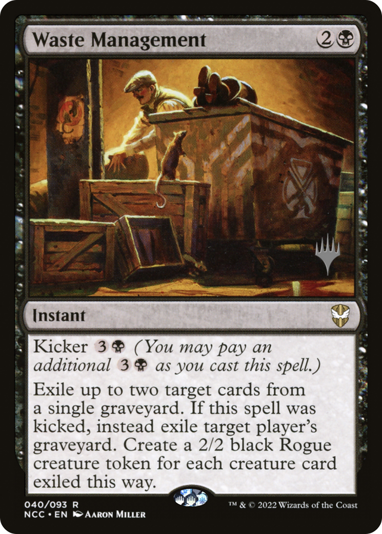 Waste Management (PPSNC-040) - New Capenna Commander Promos Foil